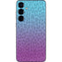 Cheetah Print Purple and Blue Galaxy S24 Skin