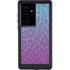 Cheetah Print Purple and Blue Galaxy S24 Ultra Waterproof Case