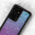 Cheetah Print Purple and Blue Galaxy S24 Ultra Waterproof Case
