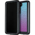 Cheetah Print Purple and Blue Galaxy S24 Waterproof Case