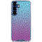Cheetah Print Purple and Blue Galaxy S25 Plus Clear Case