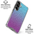 Cheetah Print Purple and Blue Galaxy S26 Clear Case