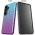 Cheetah Print Purple and Blue Galaxy S26 Impact Case