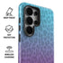 Cheetah Print Purple and Blue Galaxy S26 Ultra Impact Case