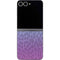 Cheetah Print Purple and Blue Galaxy Z Flip6 Skin