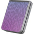 Cheetah Print Purple and Blue Galaxy Z Flip6 Skin