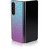 Cheetah Print Purple and Blue Galaxy Z Fold5 5G Skin