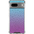 Cheetah Print Purple and Blue Google Pixel 8a Clear Case