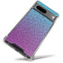Cheetah Print Purple and Blue Google Pixel 8a Clear Case