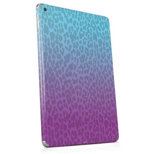 Cheetah Print Purple and Blue Apple iPad Skin