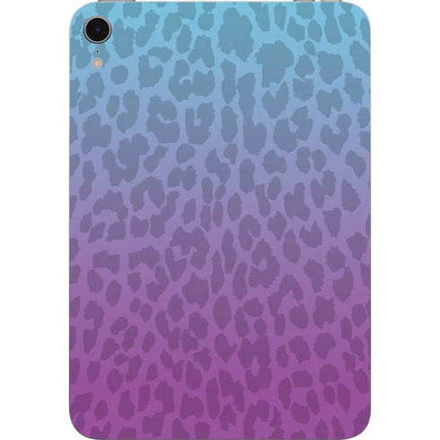 Cheetah Print Purple and Blue Apple iPad Mini Skin