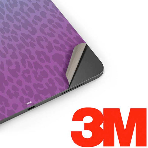 Cheetah Print Purple and Blue Apple iPad Pro Skin