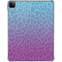 Cheetah Print Purple and Blue iPad Pro 11in (2024) Clear Case