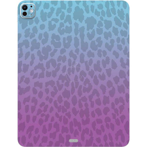 Cheetah Print Purple and Blue iPad Pro 13in M4 (2024) Skin