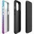 Cheetah Print Purple and Blue iPhone 15 Impact Case