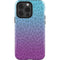 Cheetah Print Purple and Blue iPhone 15 Pro Impact Case