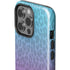 Cheetah Print Purple and Blue iPhone 15 Pro Impact Case