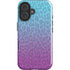 Cheetah Print Purple and Blue iPhone 16 Impact Case