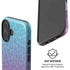 Cheetah Print Purple and Blue iPhone 16 Magsafe Impact Case