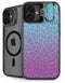 Cheetah Print Purple and Blue iPhone 16 Plus Kickstand Case