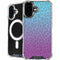 Cheetah Print Purple and Blue iPhone 16 Plus MagSafe Case