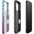 Cheetah Print Purple and Blue iPhone 16 Pro Impact Case