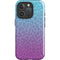 Cheetah Print Purple and Blue iPhone 16 Pro Magsafe Impact Case
