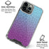 Cheetah Print Purple and Blue iPhone 16 Pro Max Clear Case
