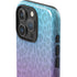 Cheetah Print Purple and Blue iPhone 16 Pro Max Impact Case