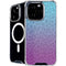 Cheetah Print Purple and Blue iPhone 16 Pro Max MagSafe Case