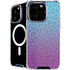 Cheetah Print Purple and Blue iPhone 16 Pro Max MagSafe Case