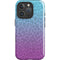 Cheetah Print Purple and Blue iPhone 16 Pro Max Magsafe Impact Case