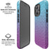 Cheetah Print Purple and Blue iPhone 16 Pro Max Magsafe Impact Case