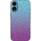 Cheetah Print Purple and Blue iPhone 16 Skin