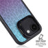 Cheetah Print Purple and Blue iPhone 16e Kickstand Case