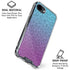 Cheetah Print Purple and Blue iPhone 16e Clear Case