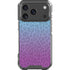 Cheetah Print Purple and Blue iPhone 18 Pro Clear Case