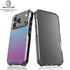 Cheetah Print Purple and Blue iPhone 18 Pro Clear Case