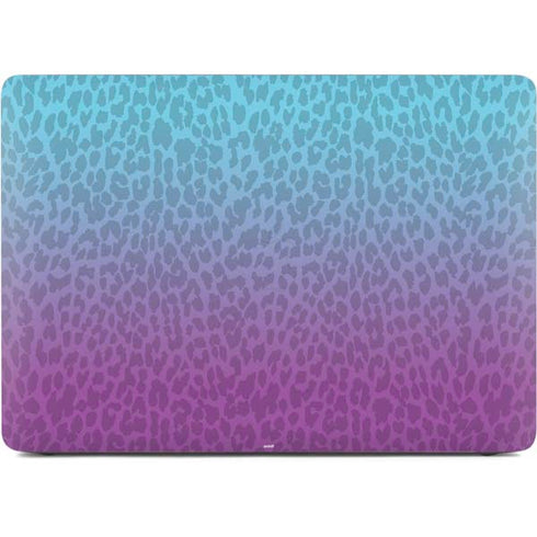 Cheetah Print Purple and Blue Apple MacBook Air Skin