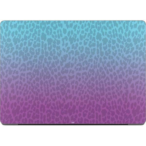 Cheetah Print Purple and Blue Apple MacBook Pro 14-inch Skin