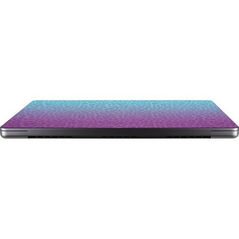 Cheetah Print Purple and Blue Apple MacBook Pro 14-inch Skin