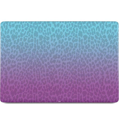 Cheetah Print Purple and Blue MacBook Skins