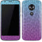 Cheetah Print Purple and Blue Moto E5 Play Skin