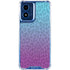 Cheetah Print Purple and Blue Moto G 5G (2024) Clear Case