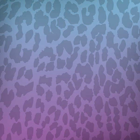 Cheetah Print Purple and Blue Moto G6 Skin