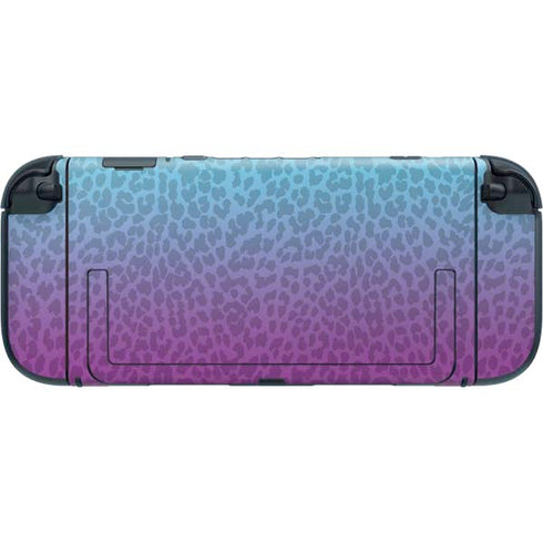 Cheetah Print Purple and Blue Nintendo Switch 2 (2025) with Joy-Con Skin