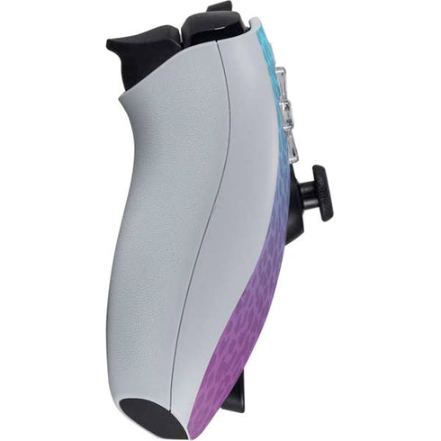 Cheetah Print Purple and Blue PlayStation Portal Remote Player Skin