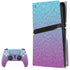 Cheetah Print Purple and Blue PS5 Pro Disk Bundle Skin