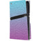 Cheetah Print Purple and Blue PS5 Pro Disk Console Skin