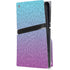 Cheetah Print Purple and Blue PS5 Pro Disk Console Skin